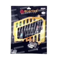 Cover Radiator 2519 NMax Gold/Hitam Scarlet