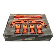 Stang Jepit Set CNC 851/12 Orange Scarlet