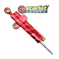 Steering Damper + Breket New CNC Merah Scarlet