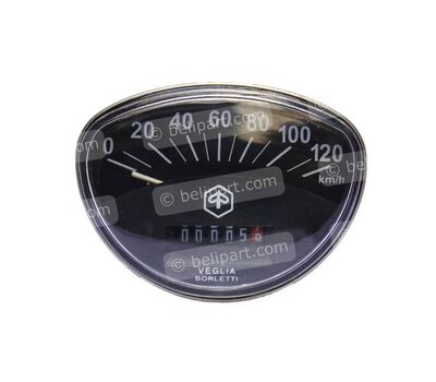 Speedometer Vespa Super 78 Hitam