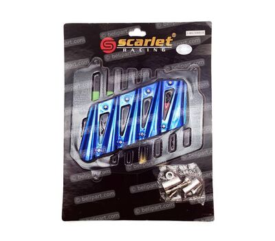 Cover Radiator 2519 NMax/Aerox Hitam/Biru Scarlet