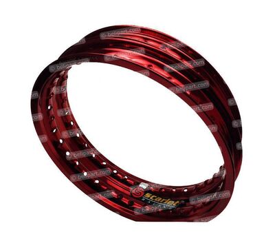 Velg WM Shape Ring 14-140/160 Silver Merah Scarlet